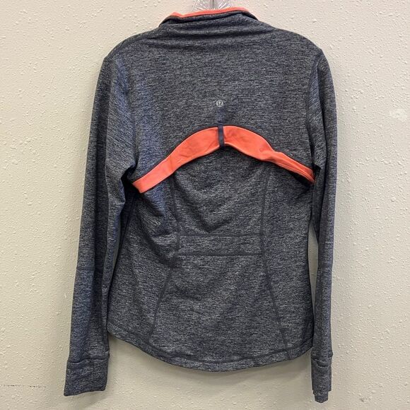 lululemon athletica Gray and pink Define Jacket size 10 - Picture 6 of 8